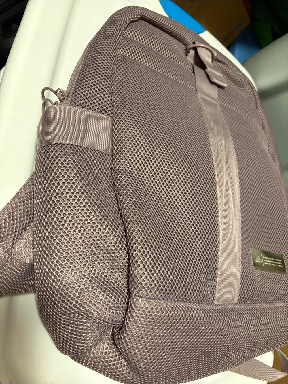adidas Mauve Mesh Backpack - Picture 7 of 15